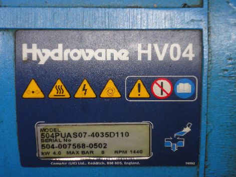 hydrovane hv04 compressor manual